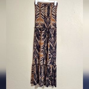 Bisou Bisou strapless pelham hem dress size XS